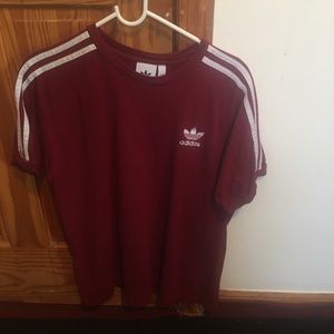 Burgany Adidas shirt